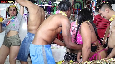 BAILE DE CARNAVAL SEXO NO SALÃO BRAZILIAN PARTY