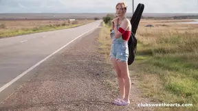 Busty redhead and cute brunette teen get heated in a steamy lesbian massage