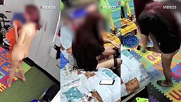 ESPlANDO A MI VECINA ... con una mini camara en su cuarto veo cuando se masturba y se desnuda por las noches