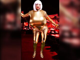 Juggsy Gold Catsuit Preview