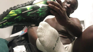 Creampie, onani, sædsprut, svart, dominans – POV fotfetisjvideo av gutter, stor svart pikk som får creampie