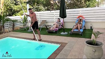 POOLBOY VERF&Uuml_HRT?! SPERMAFRESSE F&Uuml_R FRECHE DREIER SCHLAMPEN!
