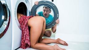 ”What a view stepmommy! Wait, let me take out my meat”