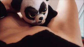 very angry panda!