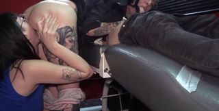 Cock Piercing with a Happy Ending! Threesome with Mei Pang &amp; John Lemon