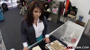 MILF Sells Her Husband's Stuff For Bail Money - XXX Pawn