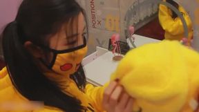 fx14-A cute Asian girl, with a vibrating egg inserted inside her, was strolling around an outdoor park. She was eventually taken home, restrained, and brought to orgasm by the vibrations.