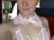 Moe Flavor Blush Pink Bunny Ears Lingerie Unboxing