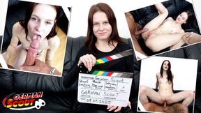 GERMAN SCOUT - Redhead Teenager Peach Delina