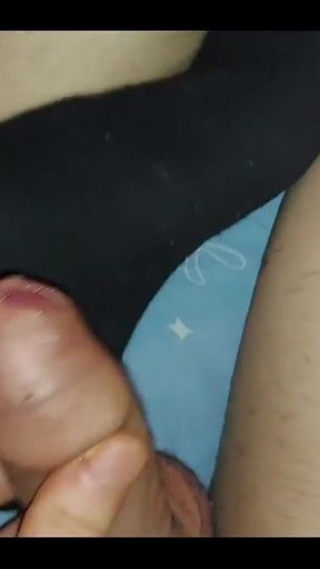 Cumming on My Black Ankle Socks