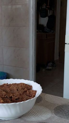 Sensual hairy woman in the kitchen. Sexy mom, hairy pussy, big ass, vacuuming the house naked. Hairy Latina big&hellip;   Clip 1