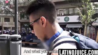 Young Latino bred deep and fed cum in steamy POV