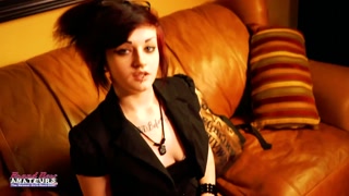 Skinny brunette beauty Gracie Lowdie shines with intense deepthroat passion and eager face attention on Toby Dick's big boner, then switches to steamy