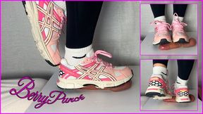 Asics Cock Trampling - Grooved Sole Sneakers Cock Crush - Shoejob - CBT - Ball Stomping - Trampling - Foot Fetish - 1080HD