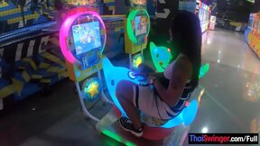 Thai Amateur Teen GF Plays With A Vibrator Toy After A Day Of Fun