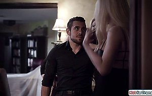 Stepbro sucking shemale stepsis and her tgirls partners cock