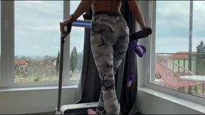 horny neighbor from next door called me to train together the motivation was great