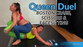 Queen Duel: Boston Crabs, Scissors & Facesitting