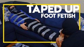 Taped Up & Foot Worship (1080p) Gay Bondage - Tape Bondage - Foot Worship - Tickling - BDSM - C4SBondage26