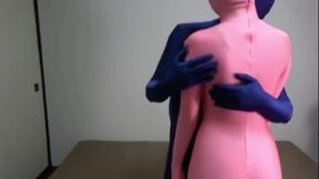 Miraidouga - The First Zentai Pink Sex