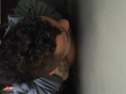 I get love getting my dick sucked through gloryhole