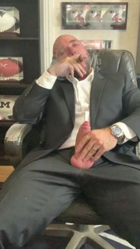 Cigar/Suit/JOI/Masturbation