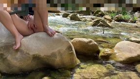 Masturbation at the river ????????