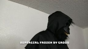 SuperGirl gets Frozen by Gorilla Grodd