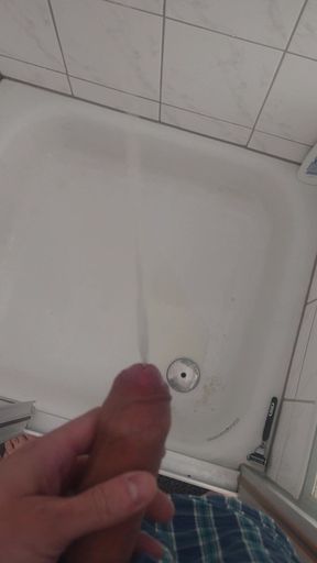 Pissing in the shower