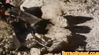 RetroDudes.com - Retro cowboys enjoy wild outdoor bareback session