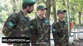 Sergeant Joris Orders Two Young Cadets Glen And Nathan A More Naughty Type Of Drill