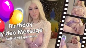 Birthday Video Message | GFE