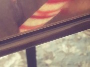 Making My Hot Wet Pussy Cum with a Candy Cane