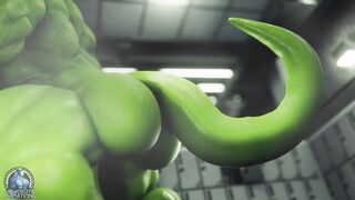 Reached His Apex, Syrl Dragon Hyper Macro Muscle Growth Cartoon
