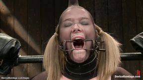 ”Big Boobed bound lesbian in extreme devices”