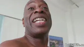 Desperate Wife Kessie Shy Eagerly Fucks a Big Black Cock Anal Style