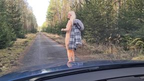 blowjob &amp; solo in the car