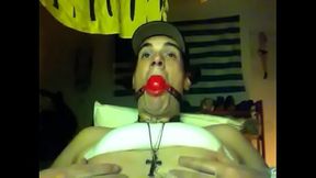 Stacey rides a 13&quot_ vibrator