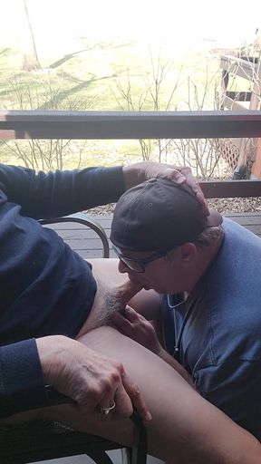 Must-share moment from &quot;italian sausage for lunch on johnnys deck in sandusky ohio! #jimmmyflufferporn email&quot;