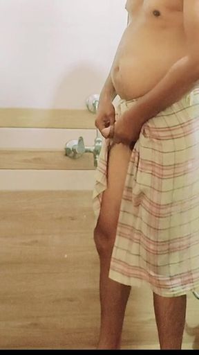 Bathroom Pee and Shower Masturbate