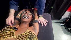 Reality Vampire Tickling Aki Kim & Jay Begs Mercy 2x at Exxxotica While Gang Tickled