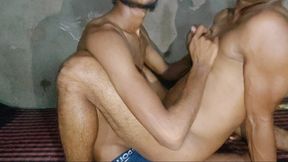 Friend Fucked His Ass with a Big Dick and Made Him Sit on the Dick