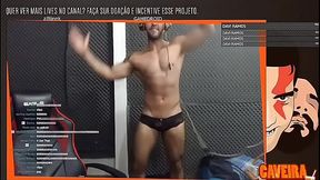 CaveiraGames dan&ccedil_ando de calcinha de Renda