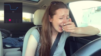 Cumming *embarassingly* Hard in a Starbucks Drive thru