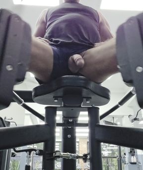 Dick slipped out at gym Oops!