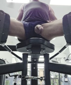 Dick slipped out at gym Oops!