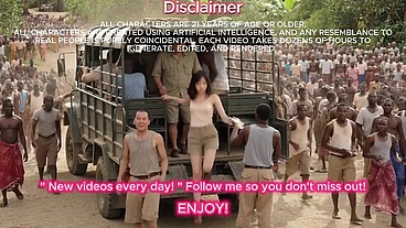 The BEST #25 (((( ASIAN )))) Naughty "HOT WIFE in the AFRICAN sex village!" [AI Generated]