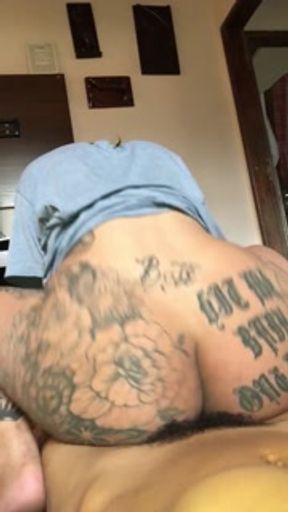 my young hot stepdaughter while she watches tv POV