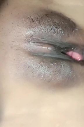 I Put My Finger in My Hot Wife's Ass and Pussy and Warmed Her Then Fucked Her a Lot Part-1