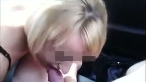 Slutty divorced amateur blonde lady sucked my buddy's strong dick
